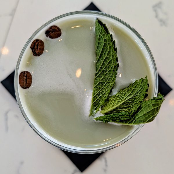 Mint Espresso Martini at Roch's Reprieve St. Roch Market