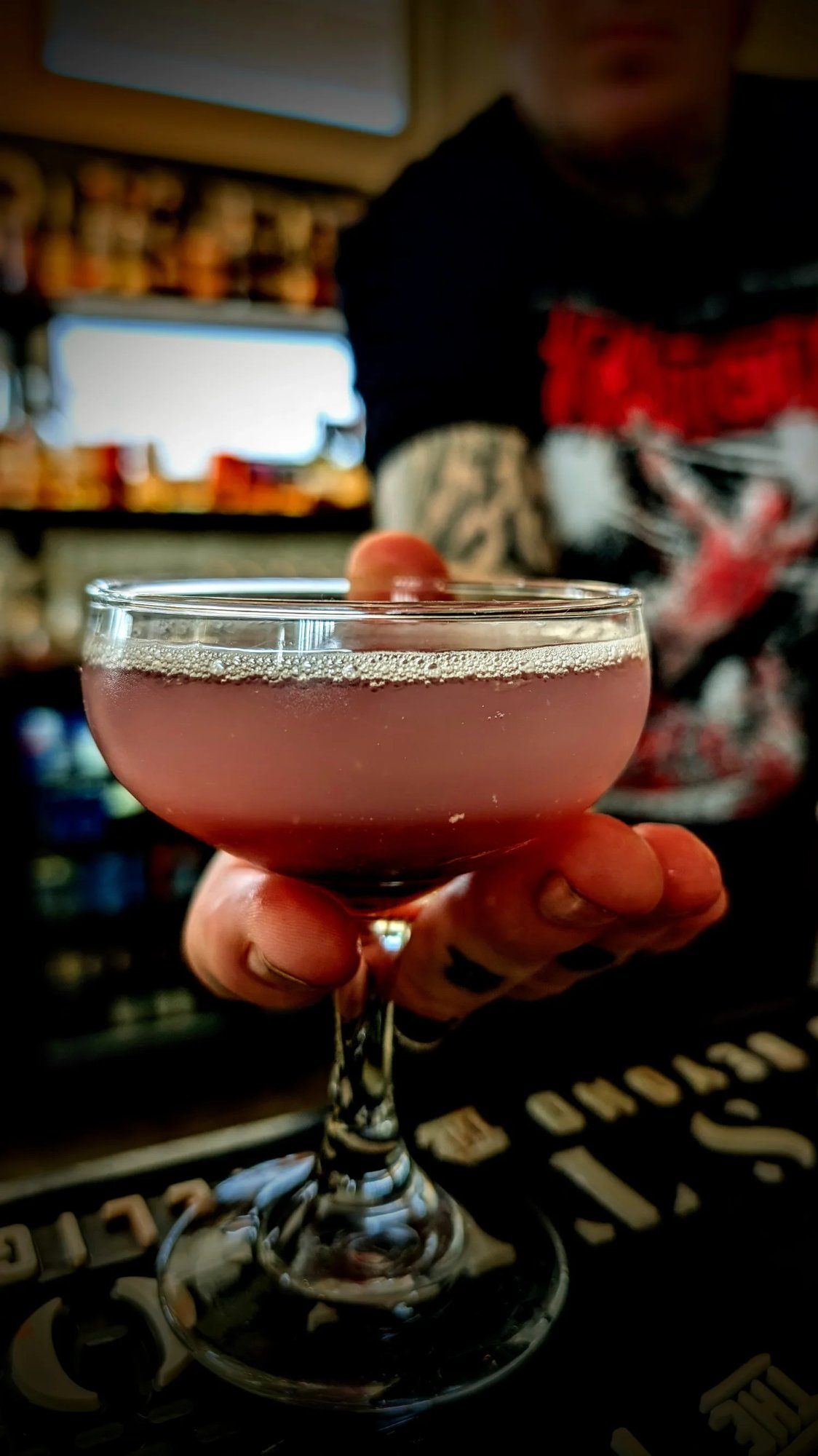 Eye of Newt Halloween cocktail at Roch's Reprieve